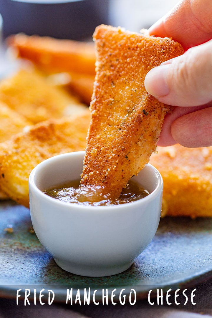 Fried Manchego Cheese Recipe Appetizer Addiction