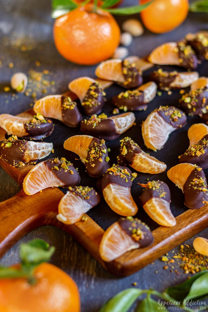 Chocolate covered mandarin slices