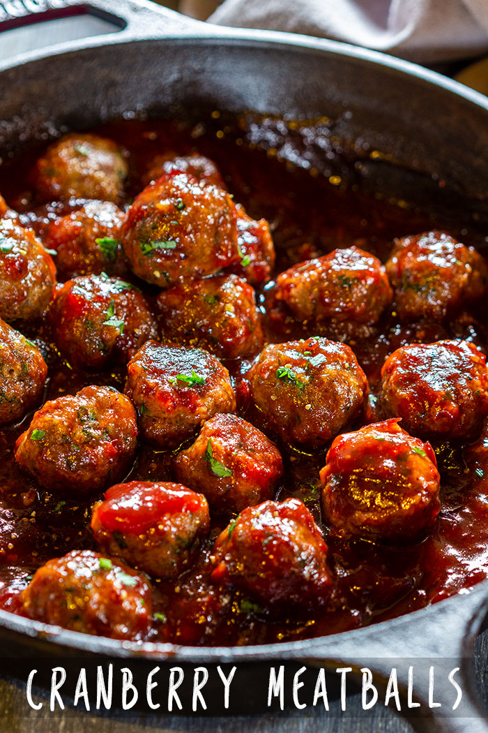 Cranberry meatballs recipe appetizer addiction