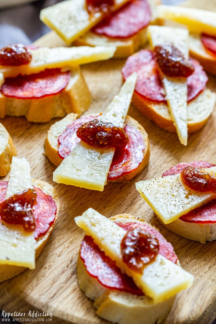 Manchego cheese tapas appetizers