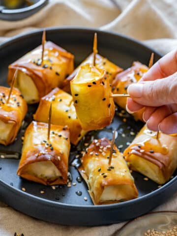 Baked feta bites recipe