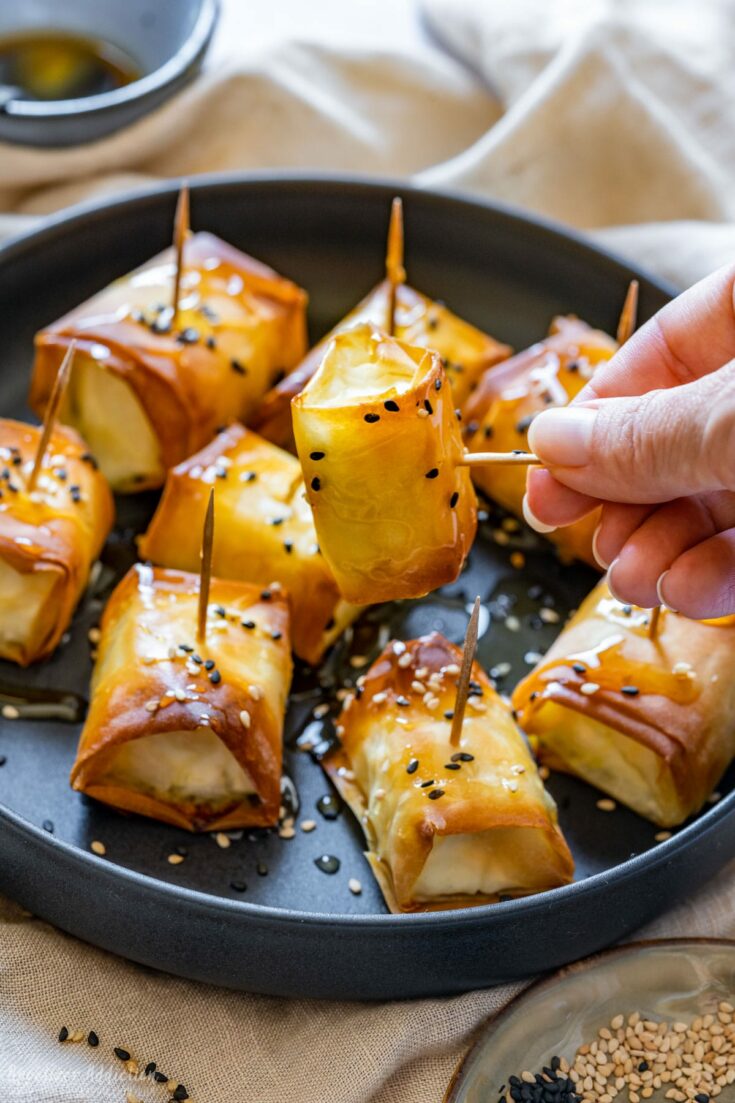 Baked feta bites recipe