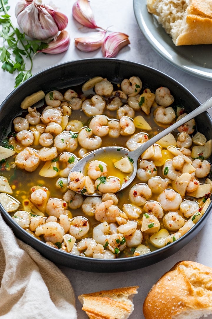 Classic Spanish Garlic and Shrimp