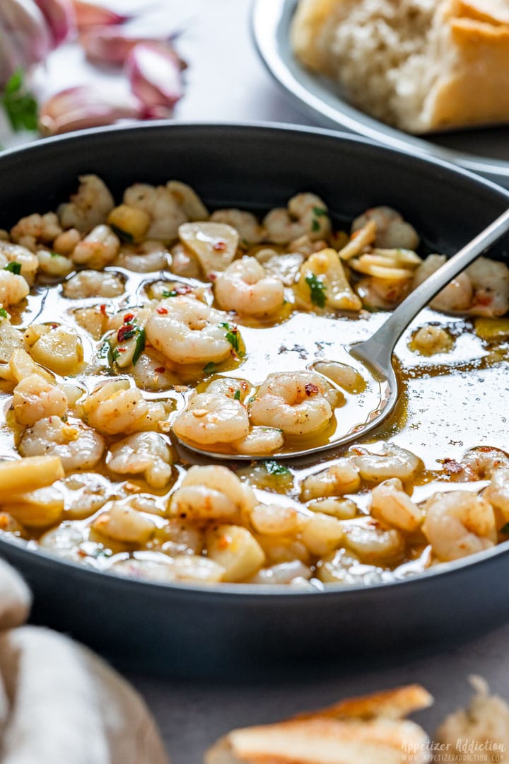 Seafood appetizer garlic shrimp