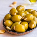 Stuffed olives appetizer