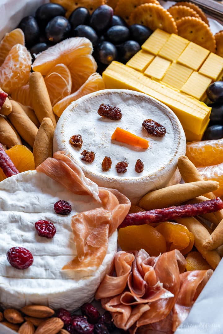 Festive Christmas cheese board