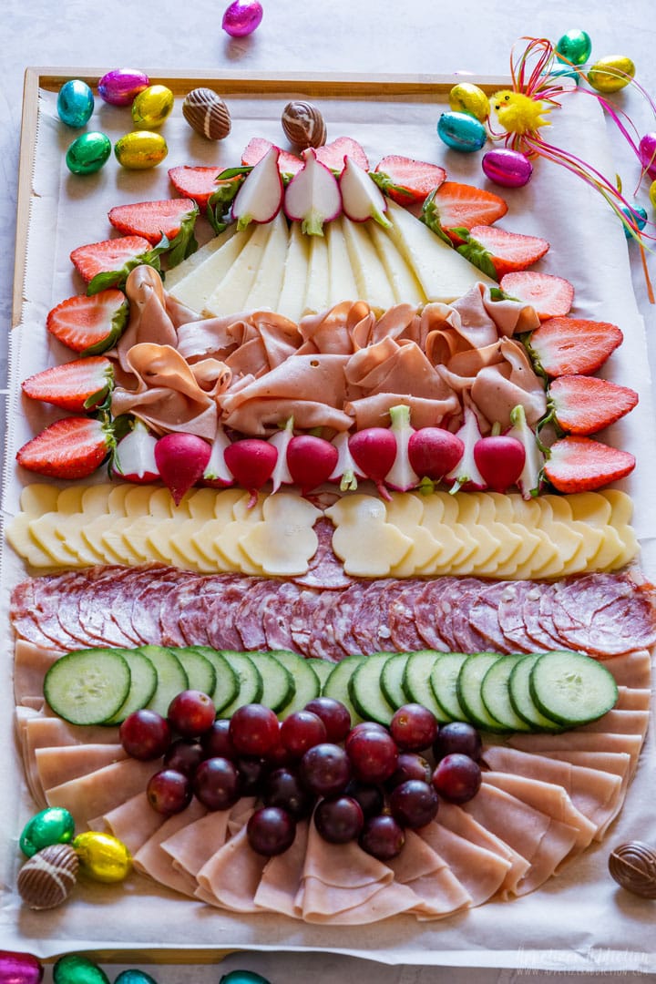 charcuterie board idea for Easter